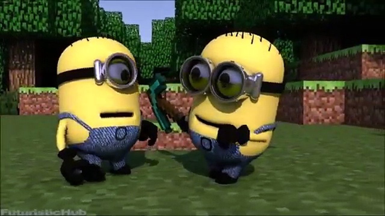 Minecraft Parody Minion Animation Japanese Dub (Bass Boosted)