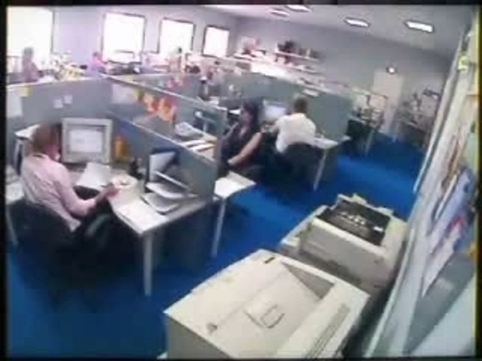 Ausraster im Büro