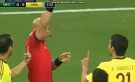 Alexander Gonzalez Yellow Card - Mexico vs Venezuela