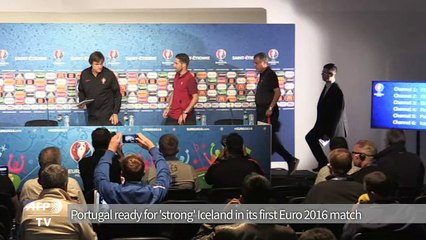 Portugal ready for 'strong' Iceland in its first Euro 2016 tie