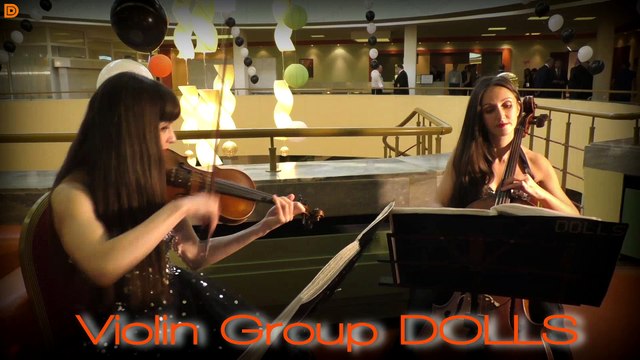 Скрипка и виолончель - рок и поп музыка на корпоративе