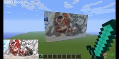 Attack on Titan - Minecraft Pixel Art 01 - 進撃の巨人 (Shingeki no Kyojin)