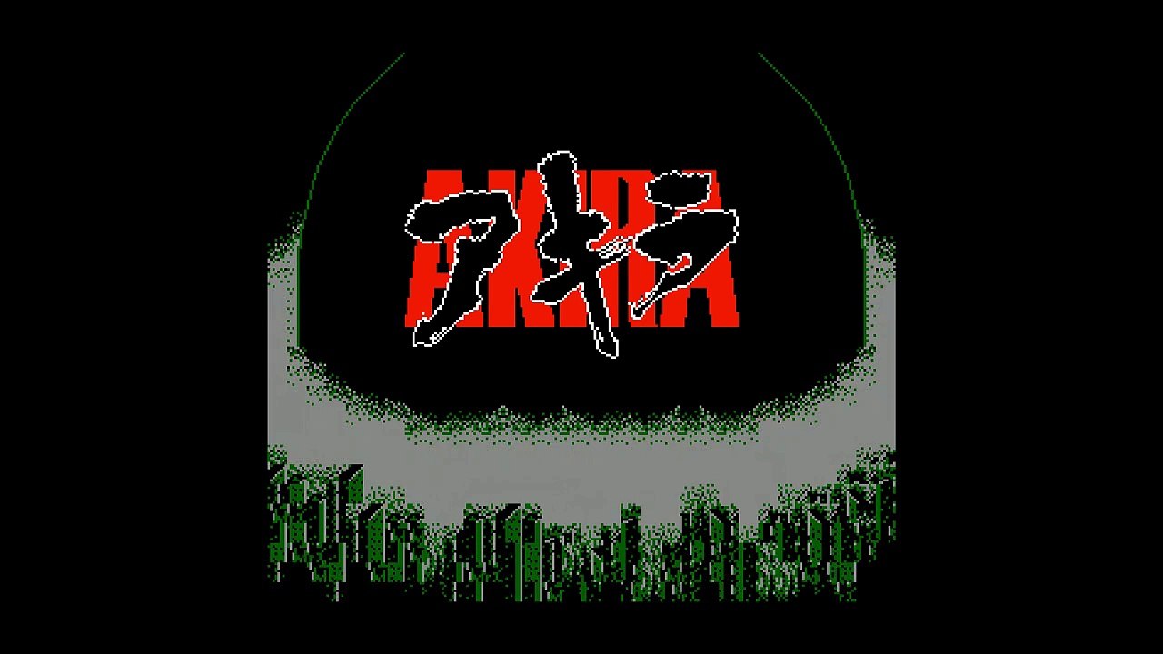 アキラ Akira Famicom menu and game idle screen