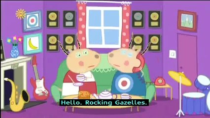 Peppa Pig (Series 4) - Madame Gazelle's Leaving Party (with subtitles) 3