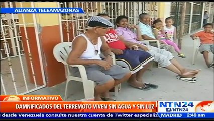 Continúa el drama: a casi dos meses del terremoto en Ecuador cientos de personas viven en condiciones precarias