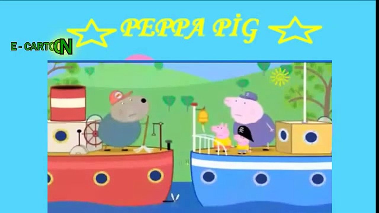 Peppa Pig Cartoon English Episodes Polly's Boat Trip