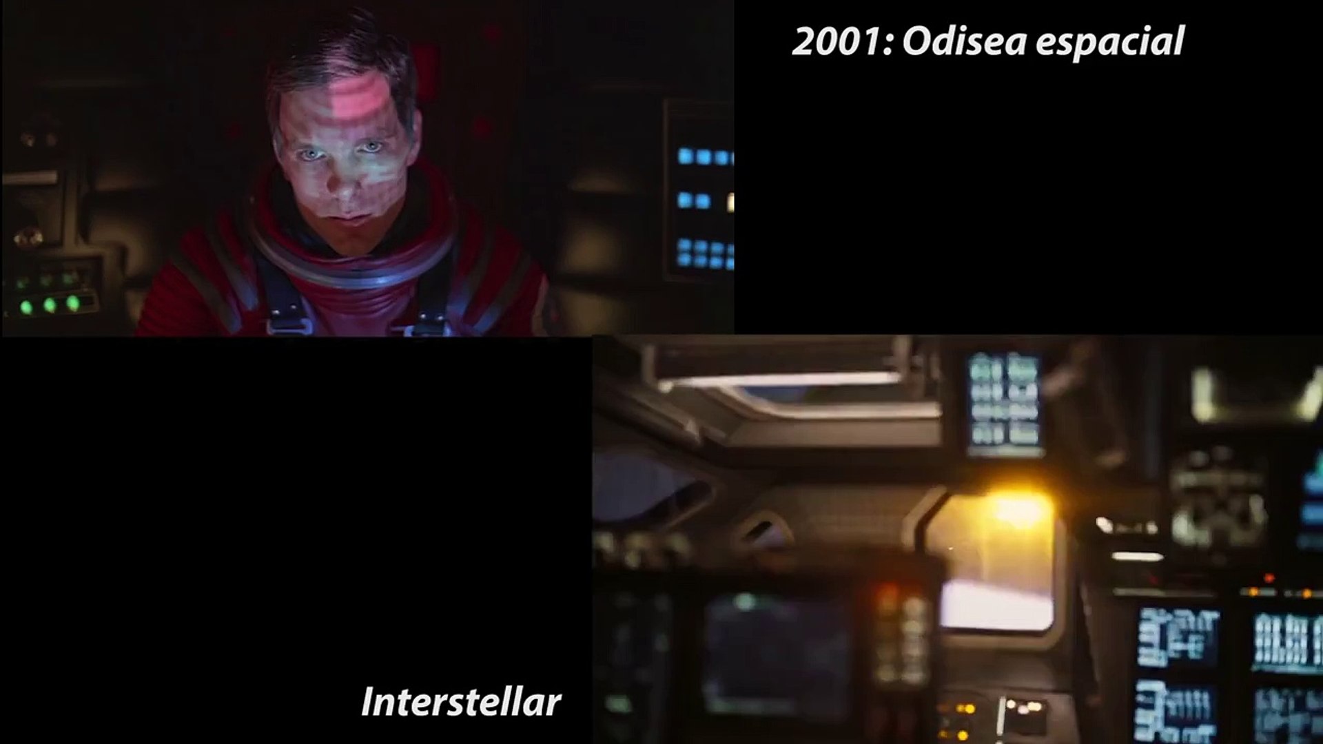 Interstellar tribute to 2001: Space odyssey - Docking scene