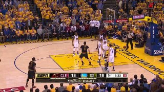Festus Ezeli Block Attempts Results in Foul | Cavaliers vs Warriors - Game 5