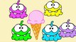 Om Nom Finger Family Cut the Rope ice cream and Peppa Pig spider George Crying new episode Parody