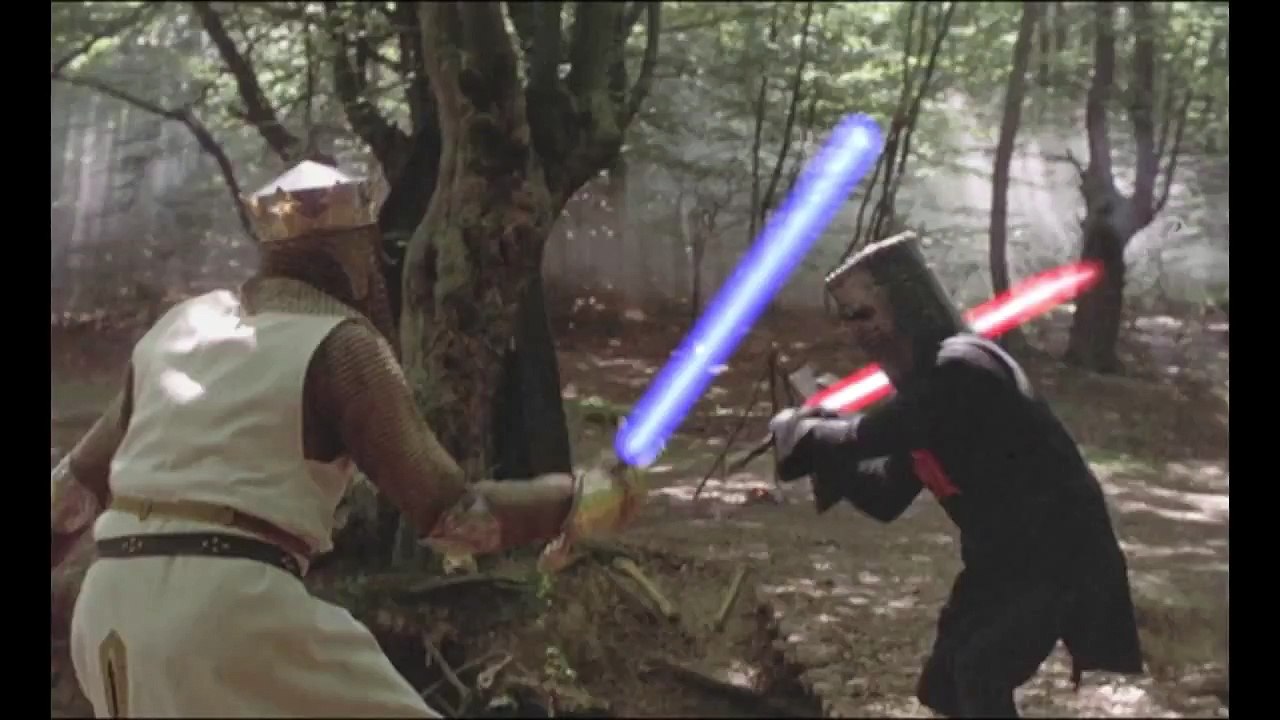Monty Python meets Star Wars / the Black Knight - HD