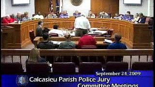 Police Jury Meeting Summary 9/24/09
