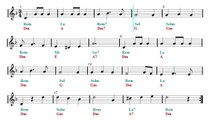 Violin & Guitar Duet - CHIM CHIM CHER-EE - Mary Poppins - Theme (Sheet music - Guitar chords)