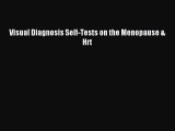 Read Visual Diagnosis Self-Tests on the Menopause & Hrt PDF Free