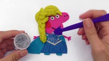 Peppa Pig Play Doh Dress Up Magic #Frozen #Anna #Olaf #Elsa #Peppa New Episodes 2016