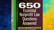 READ book  650 Essential Nonprofit Law Questions Answered  FREE BOOOK ONLINE