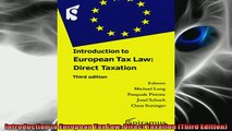 READ book  Introduction to European Tax Law Direct Taxation Third Edition  DOWNLOAD ONLINE