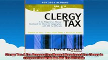 READ book  Clergy Tax A Tax Preparation Manual Developed for Clergy in Cooperation With the IRS Tax  FREE BOOOK ONLINE