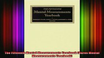 DOWNLOAD FREE Ebooks  The Fifteenth Mental Measurements Yearbook Buros Mental Measurements Yearbook Full Ebook Online Free