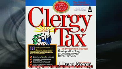 READ book  Clergy Tax 1999 Church Advisory  FREE BOOOK ONLINE