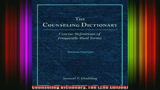 READ book  Counseling Dictionary The 2nd Edition Full EBook