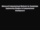[PDF] Advanced Computational Methods for Knowledge Engineering (Studies in Computational Intelligence)