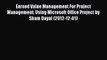 [PDF] Earned Value Management For Project Management: Using Microsoft Office Project by Sham