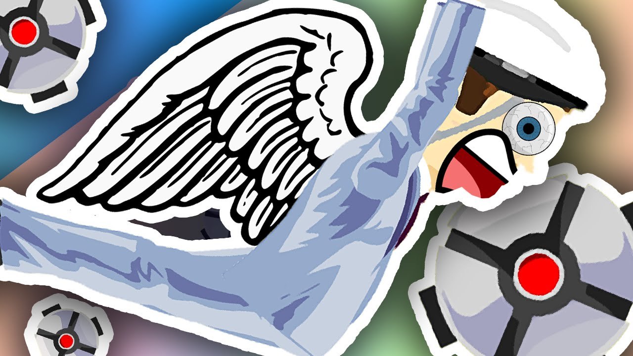 DANTDM Happy Wheels | LEARNING HOW TO FLY!!