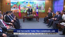 Chủ tịch nước Trần Đại Quang thăm tỉnh Champasack, Lào