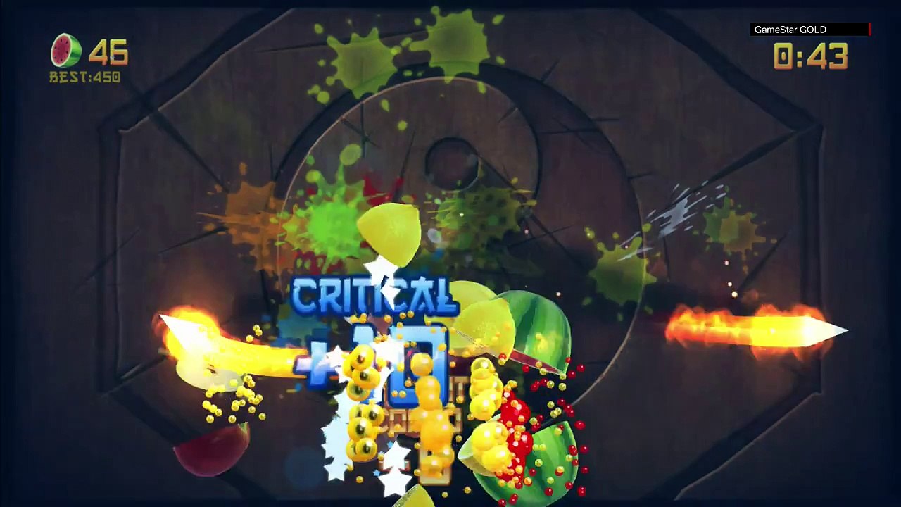 Fruit Ninja - Kinect Sports -The Greatest Fruit Slicing Game in the World!   #01