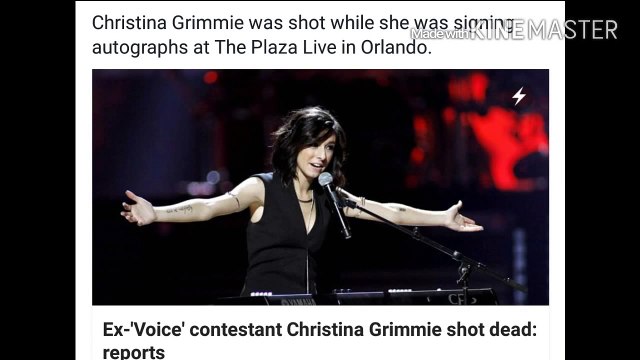 The Voice Christina Aguilera Killed and Shot By a Gun Man during her Concert