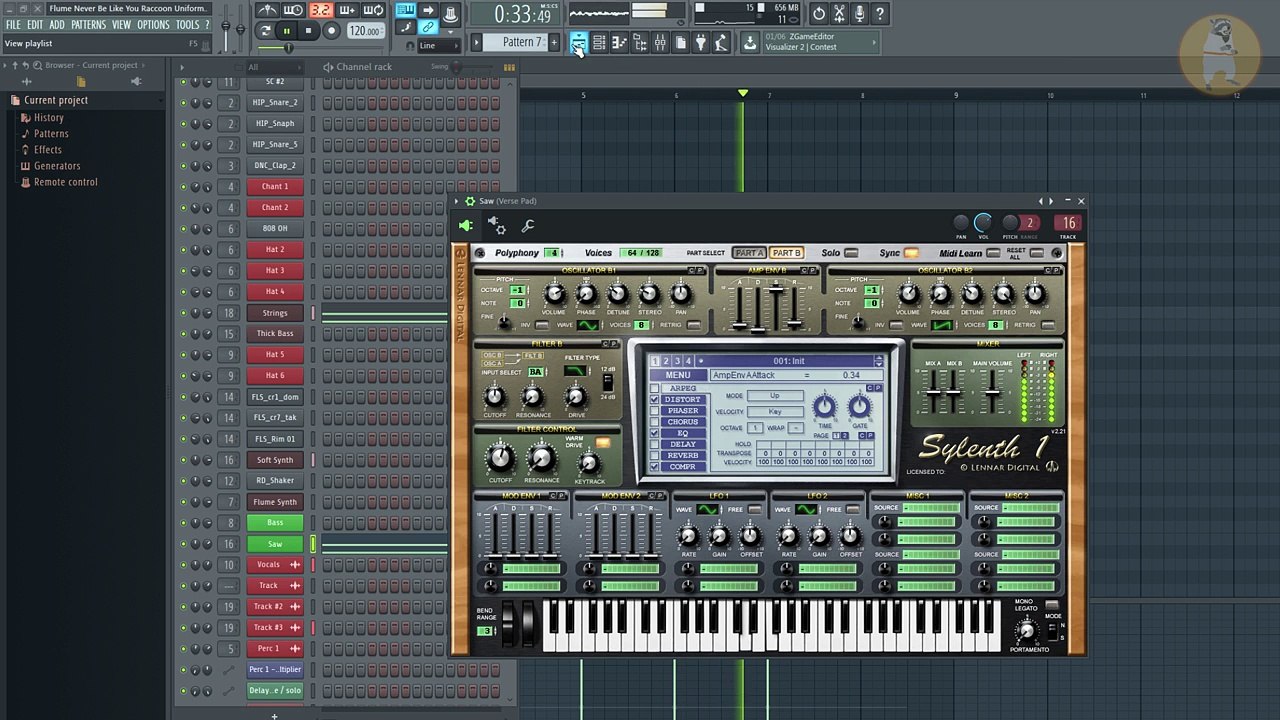 Never Be Like You - Flume - FL Studio Remake  Download