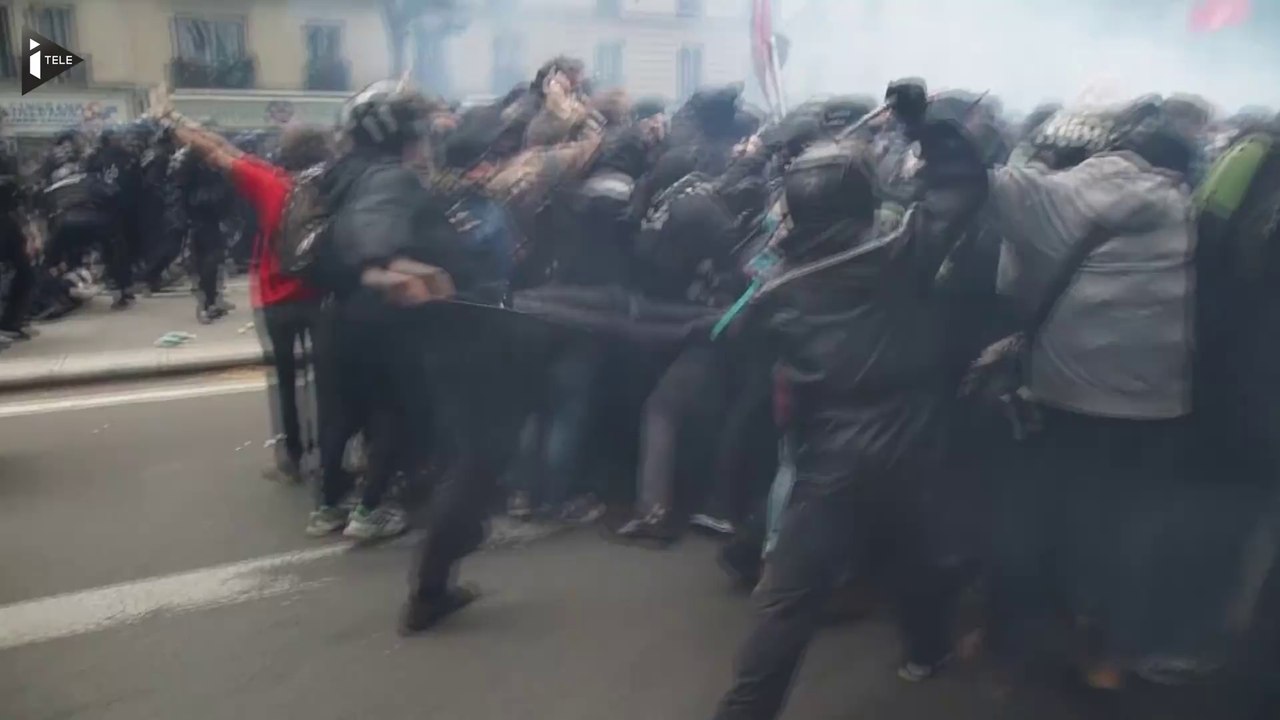 Manif 14 juin : Violents affrontements, 40 policiers et manifestants blessés, 58 interpellations à Paris - 14/06/2016 à 22h00
