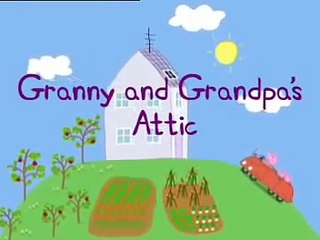 Świn Pippa bajki po polsku dziadek i babcia na strychu