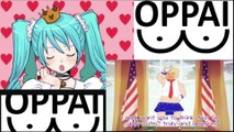 Hatsune Miku [This world is mine] vs Trump [U.S.A is mine]
