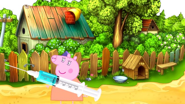 Свинка Пеппа Мультфильм для детей Большой Укол для Пеппы Peppa Pig