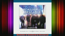 READ book  Methods in Behavioral Research Full EBook