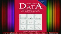 READ book  Learning From Data An Introduction To Statistical Reasoning Full EBook