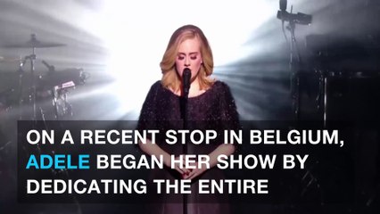 Adele broke down in tears on stage in dedication to Orlando shooting victims