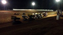 PARISH LINE SPEEDWAY July 2013 last 15 laps of Open Outlaw Main.