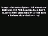 [PDF] Enterprise Information Systems: 10th International Conference ICEIS 2008 Barcelona Spain