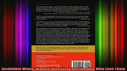 READ FREE FULL EBOOK DOWNLOAD  Insatiable Wives Women Who Stray and the Men Who Love Them Full Ebook Online Free