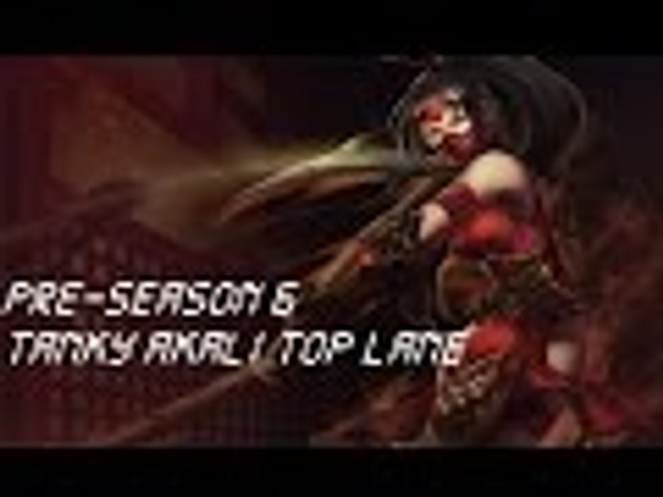 Pre-season 6 // tanky akali top lane [lol]