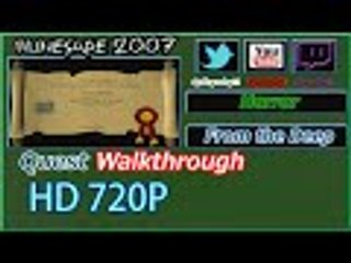 07Scape Runscape 2007 Quest Walkthrough "Horror from the Deep" Commentary 15