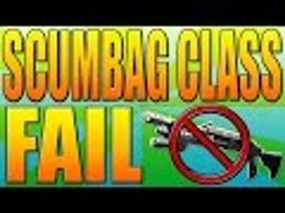 Scumbag Class FAIL!! (Bo2 Gameplay/Commentary)