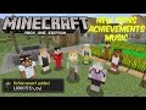 Minecraft Console Update New Achievements Skins Music