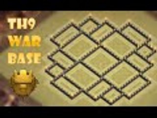 Clash of clans - Town hall 9(th9) best war base - anti lava - anti hog - anti 3star