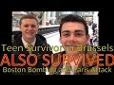Survivor of #Brussles Attack Also Survived #Boston and #Paris Attacks