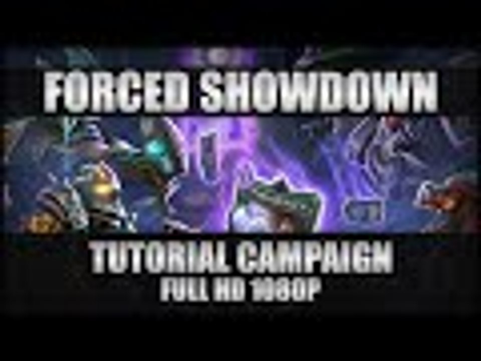 FORCED SHOWDOWN Gameplay / Walkthrough - Tutorial Campaign - PC Full HD 1080p 60FPS