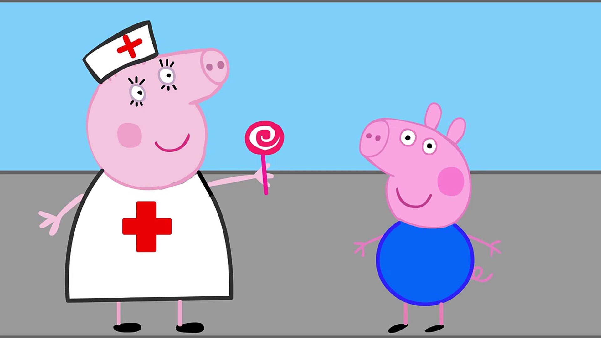 ⁣Peppa Pig Crying George Pig Peppa Pig Doctor Parody 2016