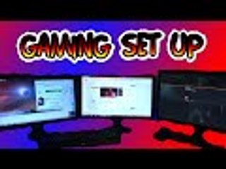 *NEW* 2016 GAMING SET UP TRIPLE MONITOR YOUTUBE SET UP
